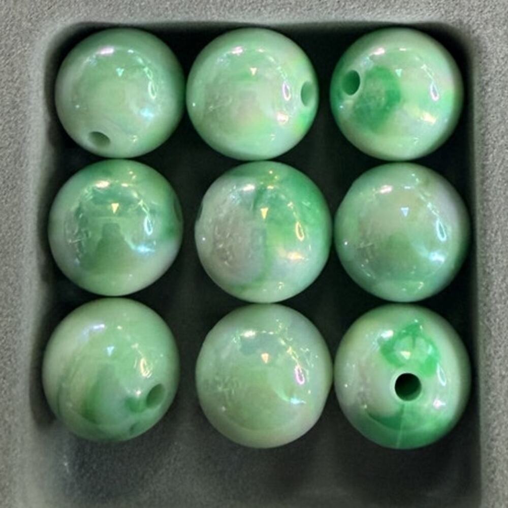 #8123 - 5 piece Marbled Cloud beads - You Choose color - 16mm For Beadable Items